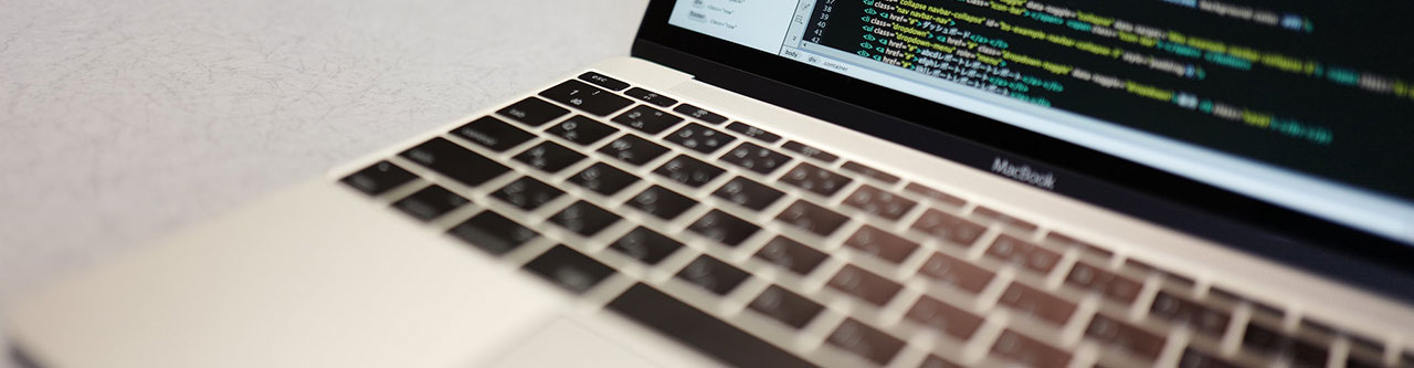 Keyboard and laptop image.
